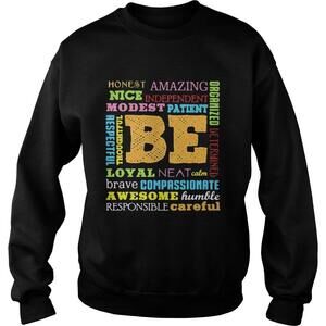 Be Awesome Word Cloud Growth Mindset Teacher Power Of Yet Shirt